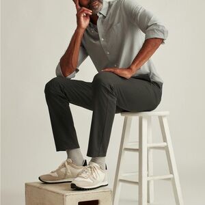 Bonobos Stretch Washed Slim Grey Chinos for Men 32x34 NWT